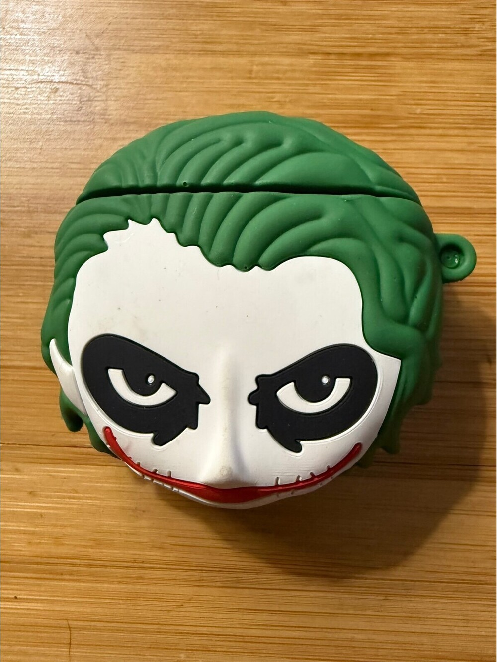Joker Face Silicone Keychain Airpods gen 1 -2 case or bag charm